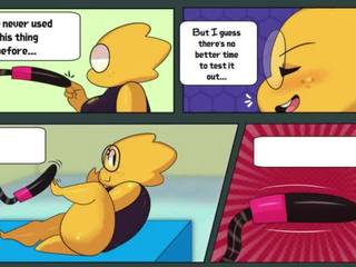 Pendek distance relationship~undertale komik dub(alphys x undyne)