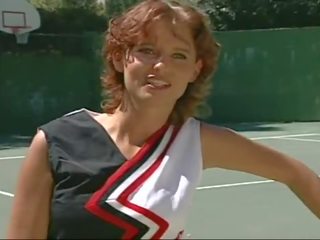 Pussy fucking tennis court action